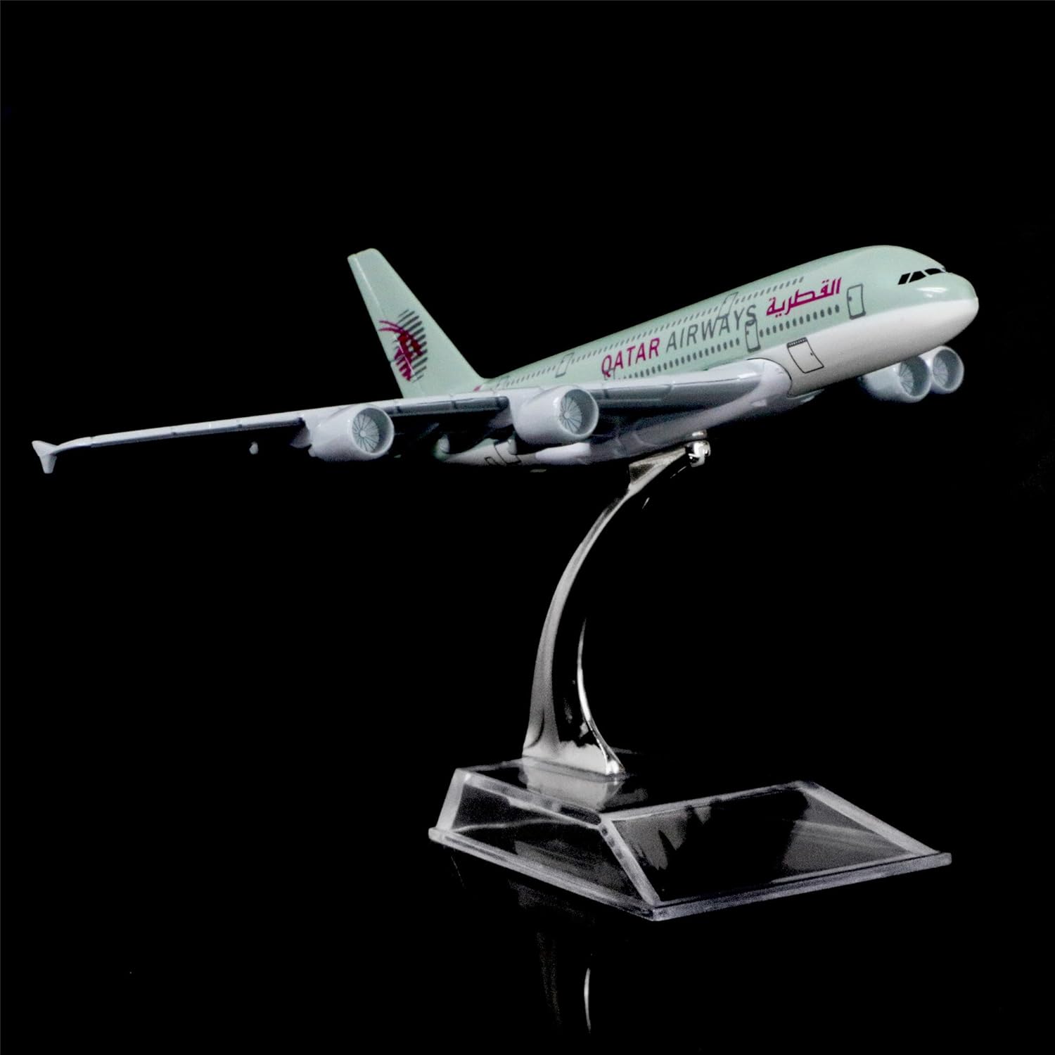 1:400 16cm Air Bus A380 Qatar  - Party Games Bus reseña y precio