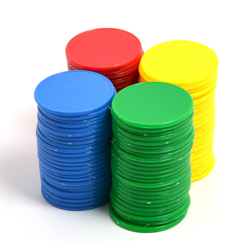 Bingo Markers Chips 37MM 4 Col - Party Games Juegos De Mesa reseña y precio
