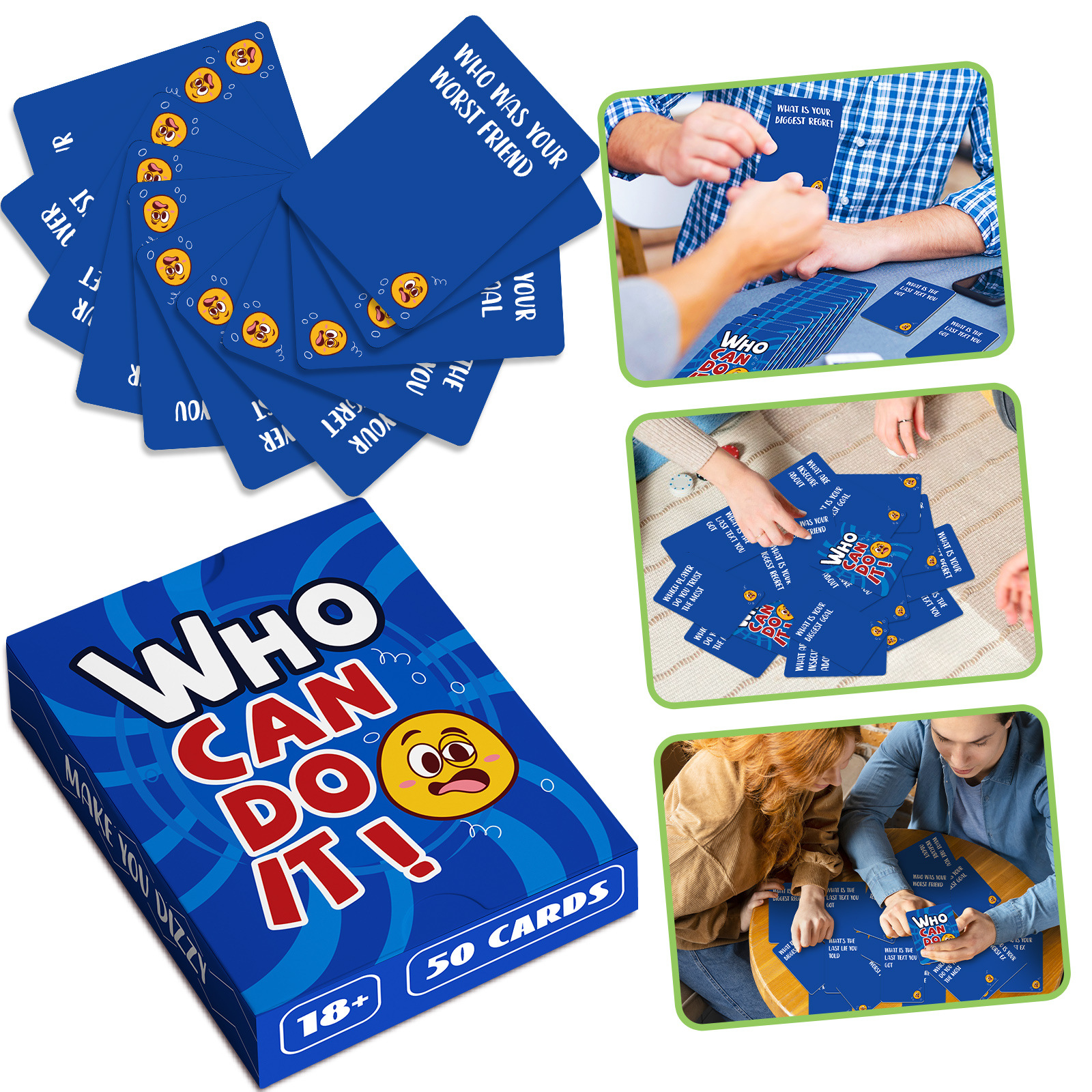 1 Box Board Game Cards English - Party Games Questions And Answers reseña y precio
