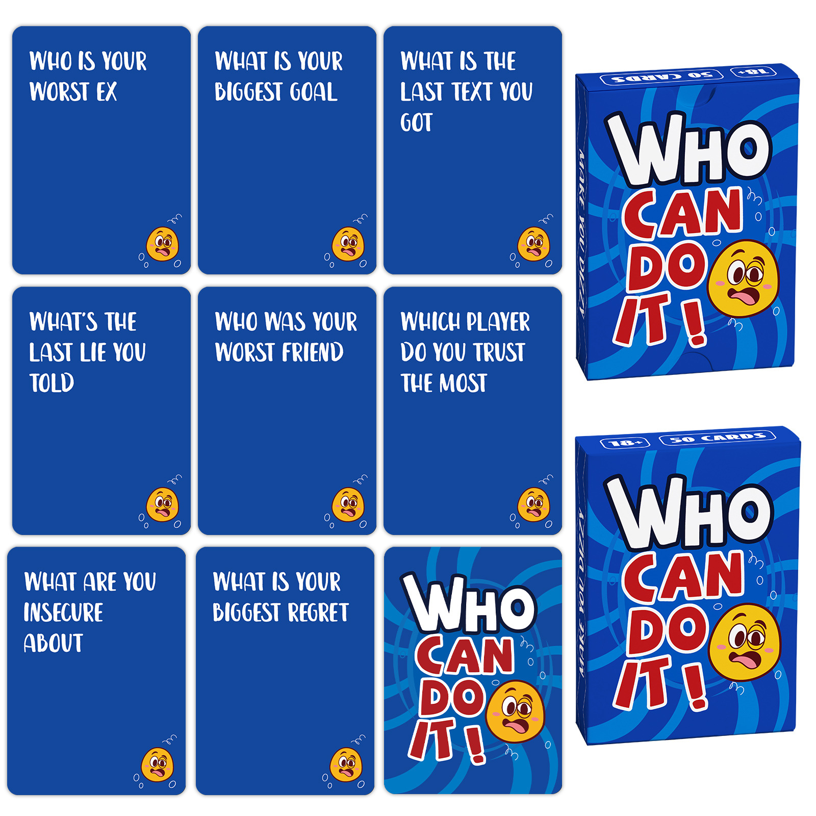1 Box Board Game Cards English - Party Games Questions And Answers reseña y precio