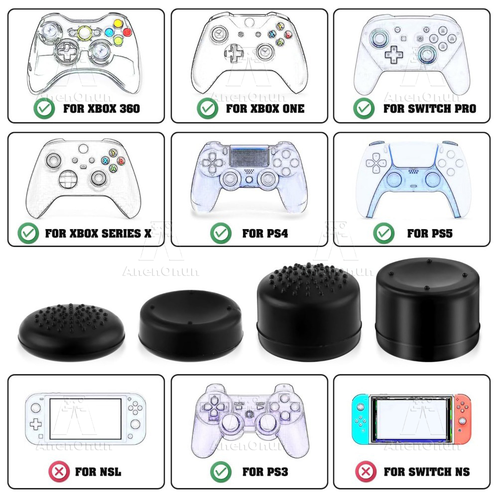 8PCS Thumb Grip Caps Controlle - Party Games Playstation reseña y precio
