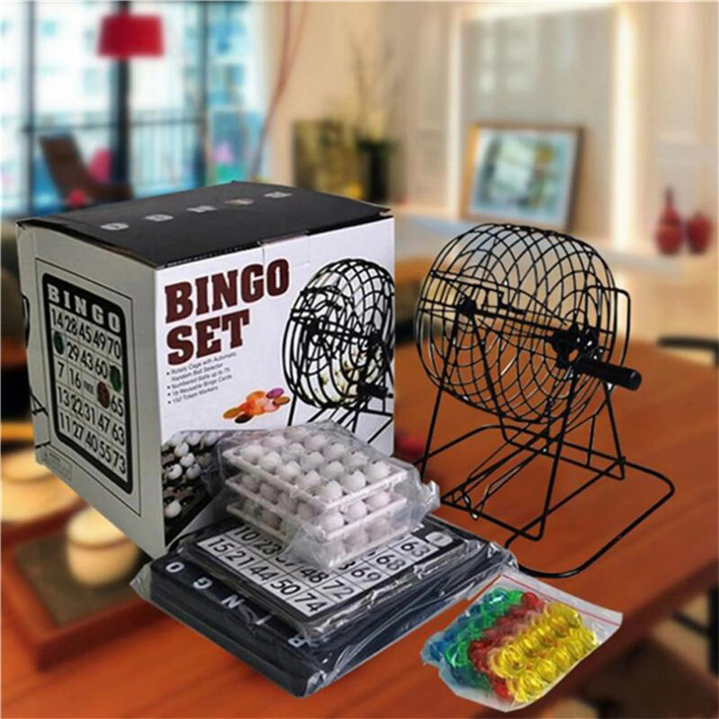 Deluxe Bingo Set Board Game To - Party Games For Large Groups reseña y precio
