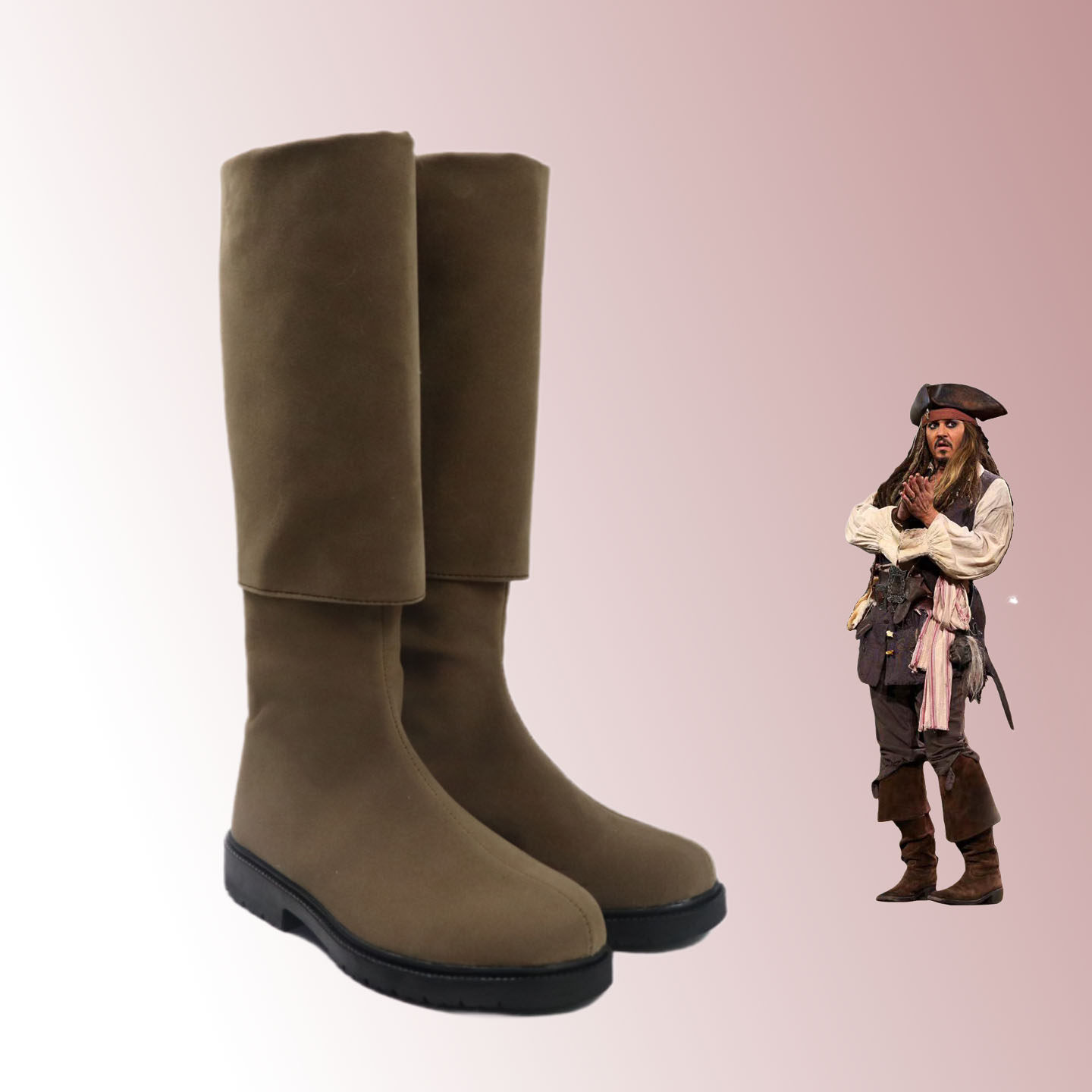 Jack Sparrow Cosplay Shoes Bro - Party Games Jack reseña y precio