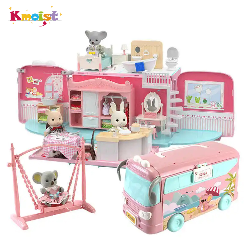 Koala Tour Bus Dollhouse Creat - Party Games Bus reseña y precio