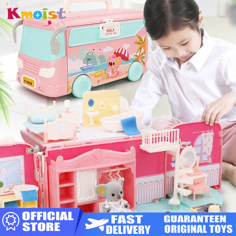 Koala Tour Bus Dollhouse Creat - Party Games Bus reseña y precio