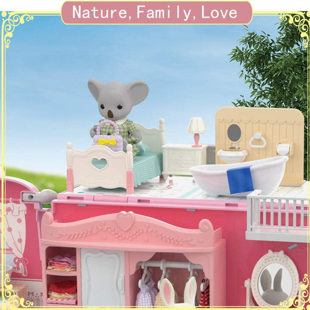 Koala Tour Bus Dollhouse Creat - Party Games Bus reseña y precio