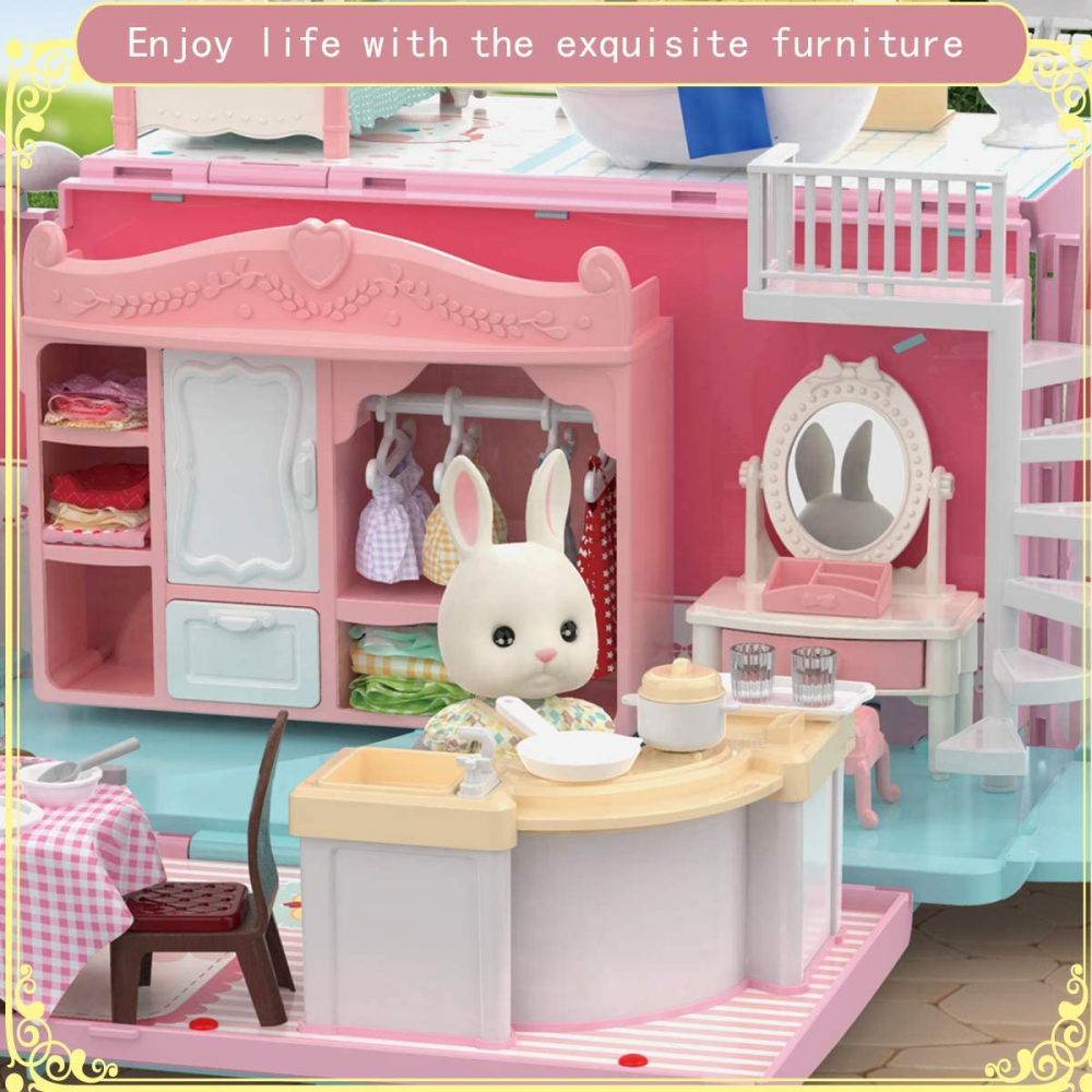 Koala Tour Bus Dollhouse Creat - Party Games Bus reseña y precio