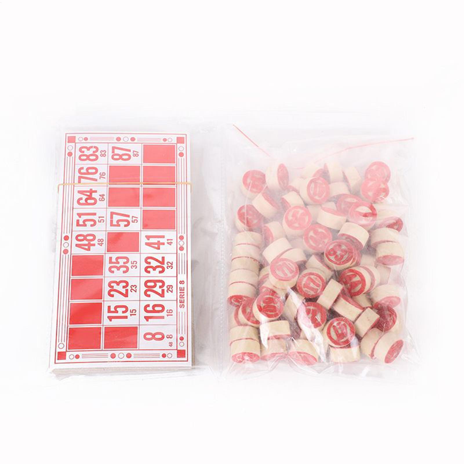 Bingo Set Vintage Wooden Inter - Party Games For Large Groups reseña y precio