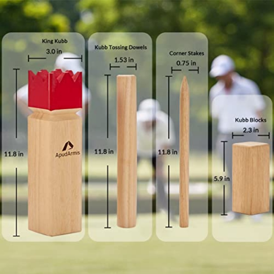 Kubb Yard Game Set, Viking Che - Kubb Game Yard reseña y precio