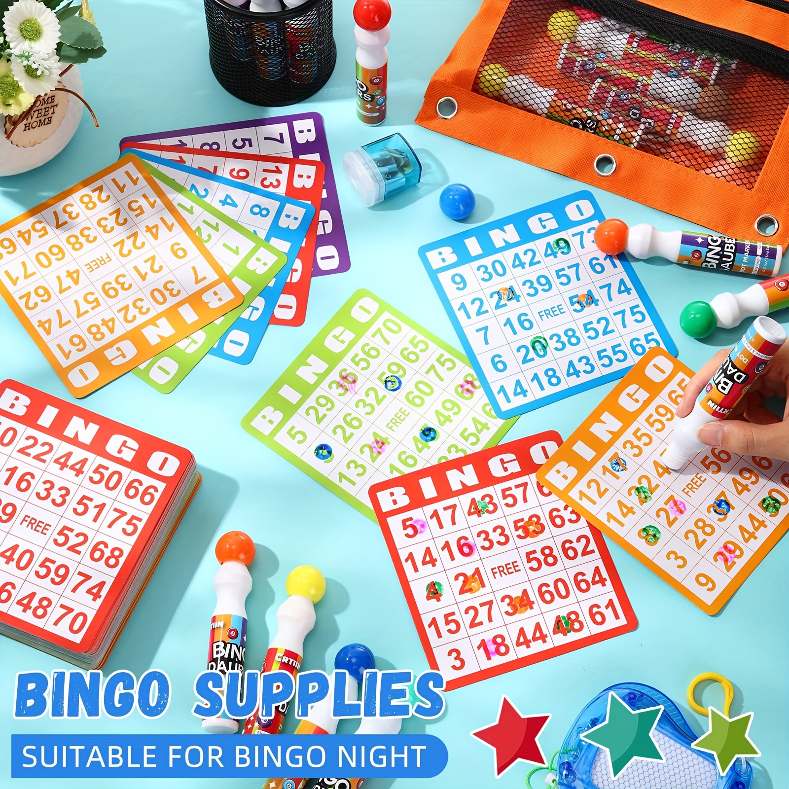 Set of 148 Bingo Game Cards in - Party Games Groups reseña y precio