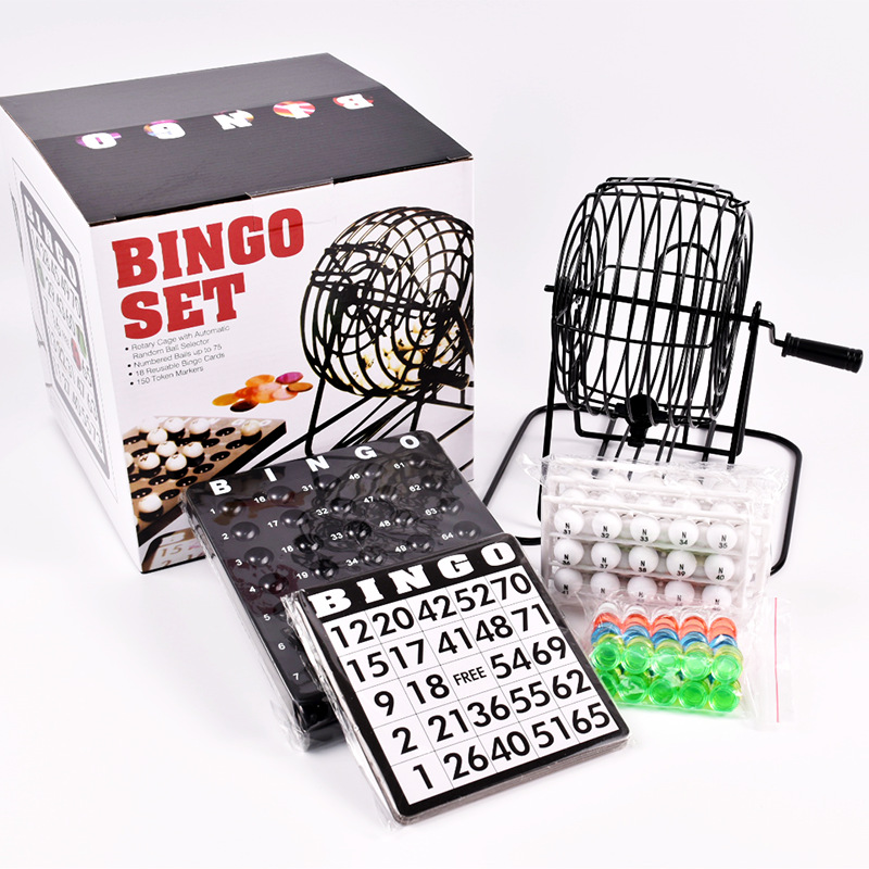 Bingo Lottery Machine Steel Bi - Party Games For Large Groups reseña y precio