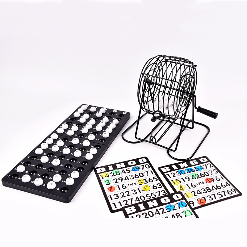 Bingo Lottery Machine Steel Bi - Party Games For Large Groups reseña y precio