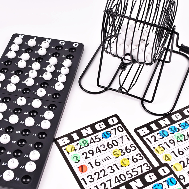 Bingo Lottery Machine Steel Bi - Party Games For Large Groups reseña y precio