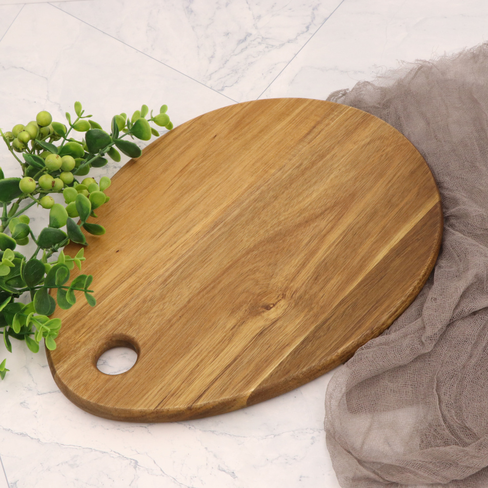 Jaswehome Acacia Wood Cutting  - Cornhole Board Set reseña y precio