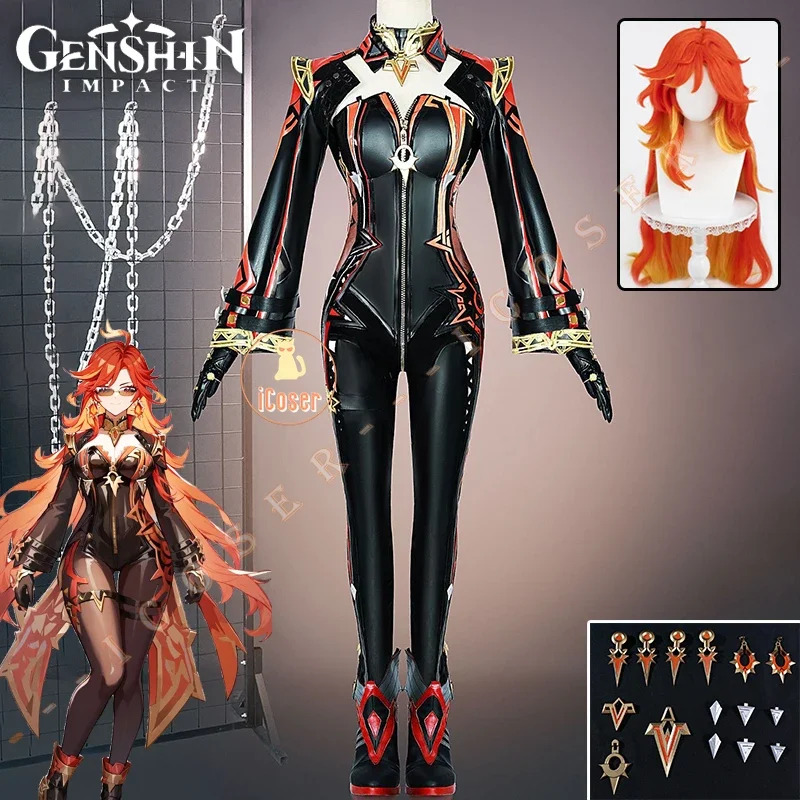 Genshin Impact Mavuika Cosplay - Party Games Youtube reseña y precio