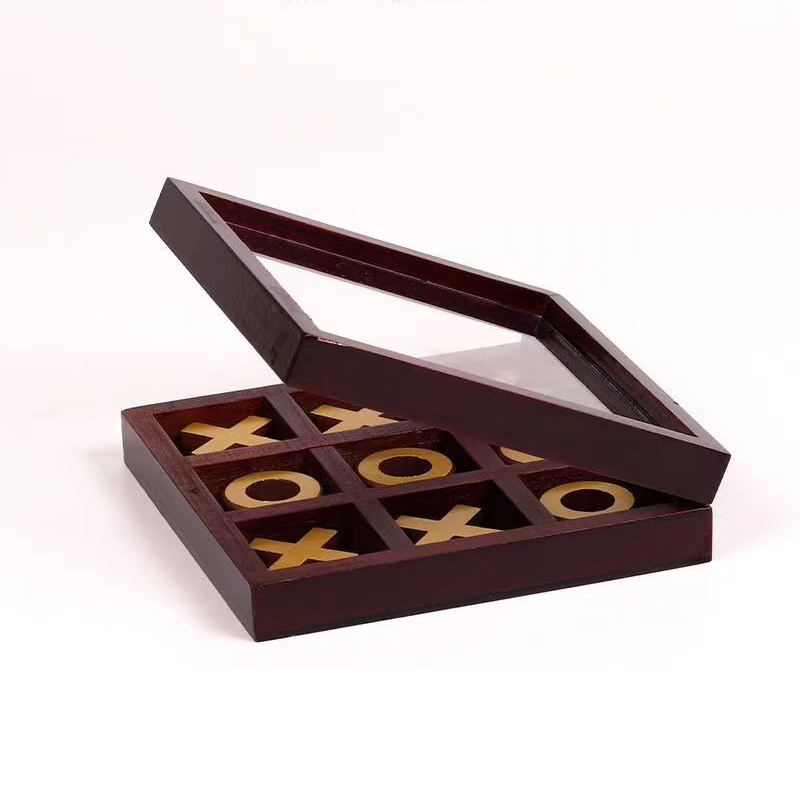 Classic XOXO Wooden Tic Tac To - Party Games Juegos De Mesa reseña y precio