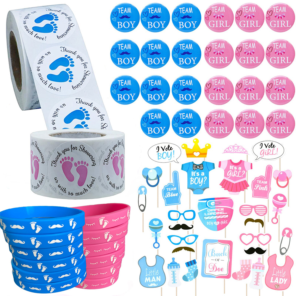 Gender Reveal Party Supplies B - Party Games Graduation Ideas reseña y precio