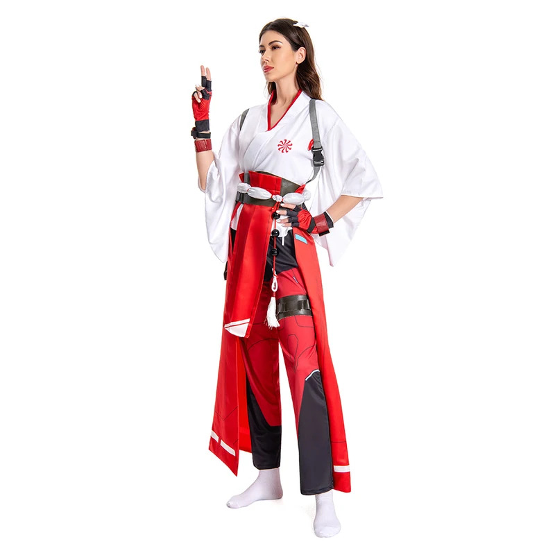Game OW Kiriko Cosplay Costume - Party Games Youtube reseña y precio