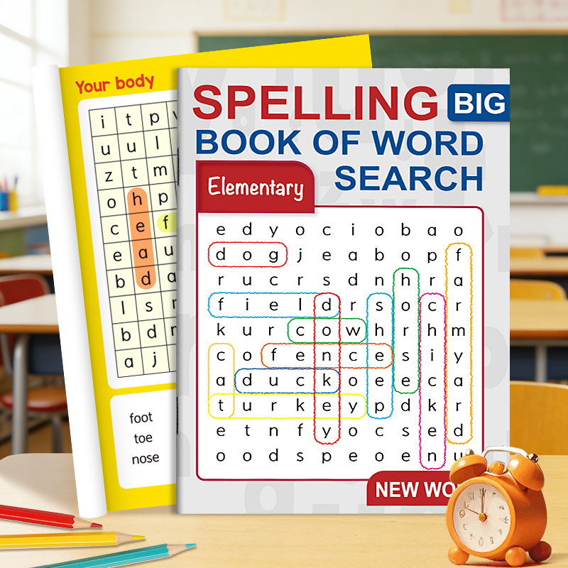 32-Page Interactive Vocabulary - Party Games New Year reseña y precio