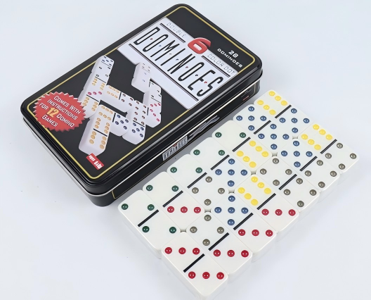 ElegantMahj Double Six Dominoe - Party Games Box reseña y precio