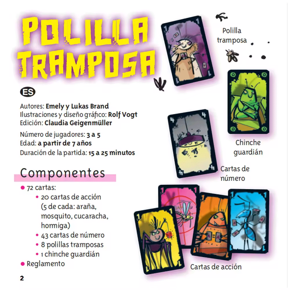 Polilla Tramposa Board Games T - Party Games Juegos De Mesa reseña y precio