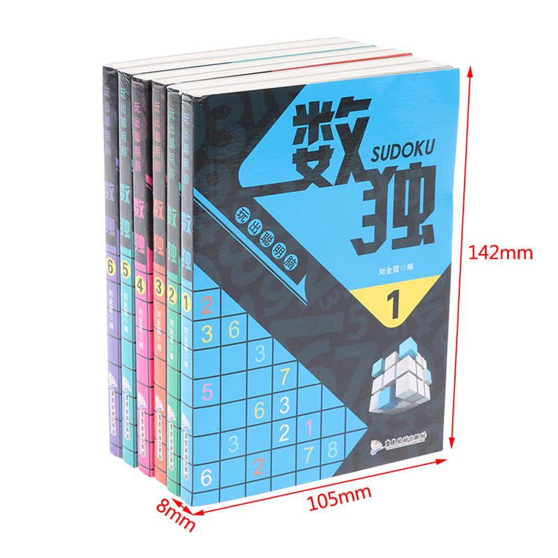 New Hot 6 Books/Set Sudoku Thi - Party Games New Year reseña y precio