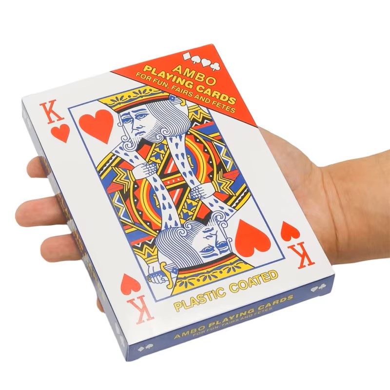 Oversized Playing Cards Jumbo  - Party Games Juegos De Mesa reseña y precio