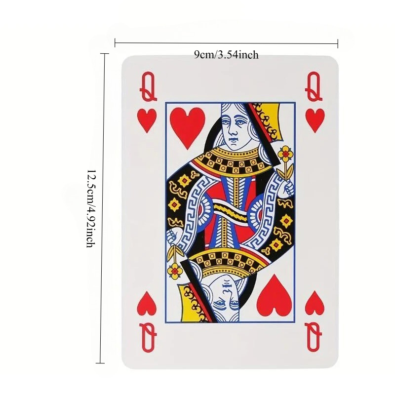 Oversized Playing Cards Jumbo  - Party Games Juegos De Mesa reseña y precio