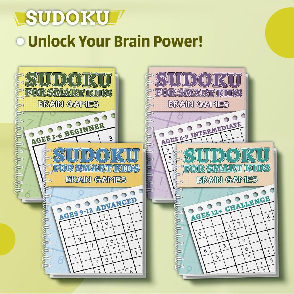 Kids Sudoku Puzzle Book Set, B - Party Games New Year reseña y precio