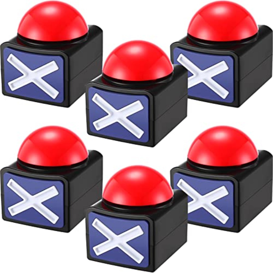 6 Pieces Answer Game Buzzer wi - Party Games Quiz For Adults reseña y precio