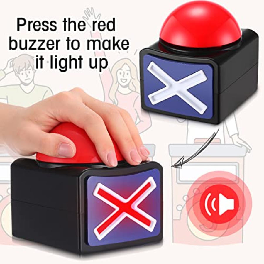 6 Pieces Answer Game Buzzer wi - Party Games Quiz For Adults reseña y precio