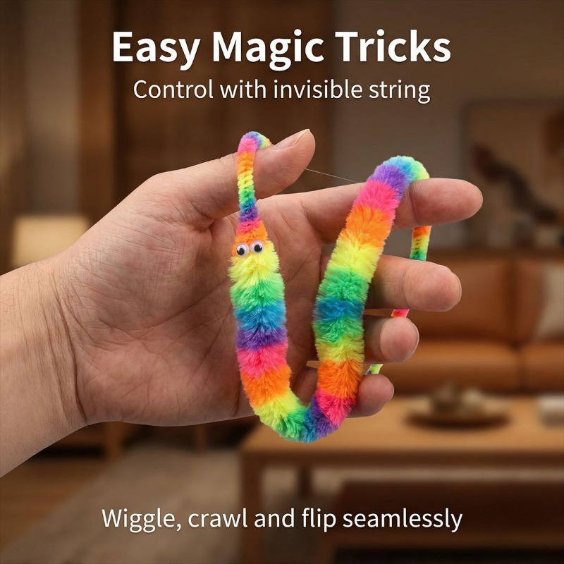 2Pcs Funny Worm Magic Props To - Party Games Easy Kids reseña y precio