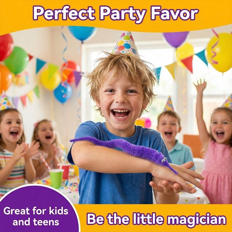 2Pcs Funny Worm Magic Props To - Party Games Easy Kids reseña y precio
