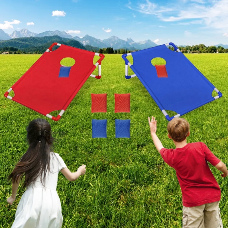 Portable Cornhole Set With 1 C - Cornhole Board Set reseña y precio