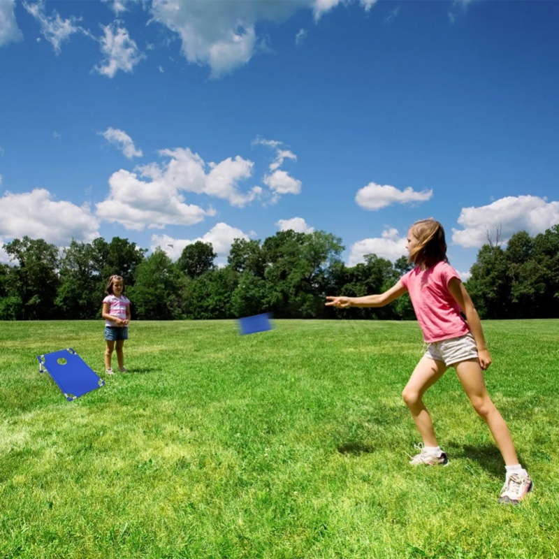 Portable Cornhole Set With 1 C - Cornhole Board Set reseña y precio