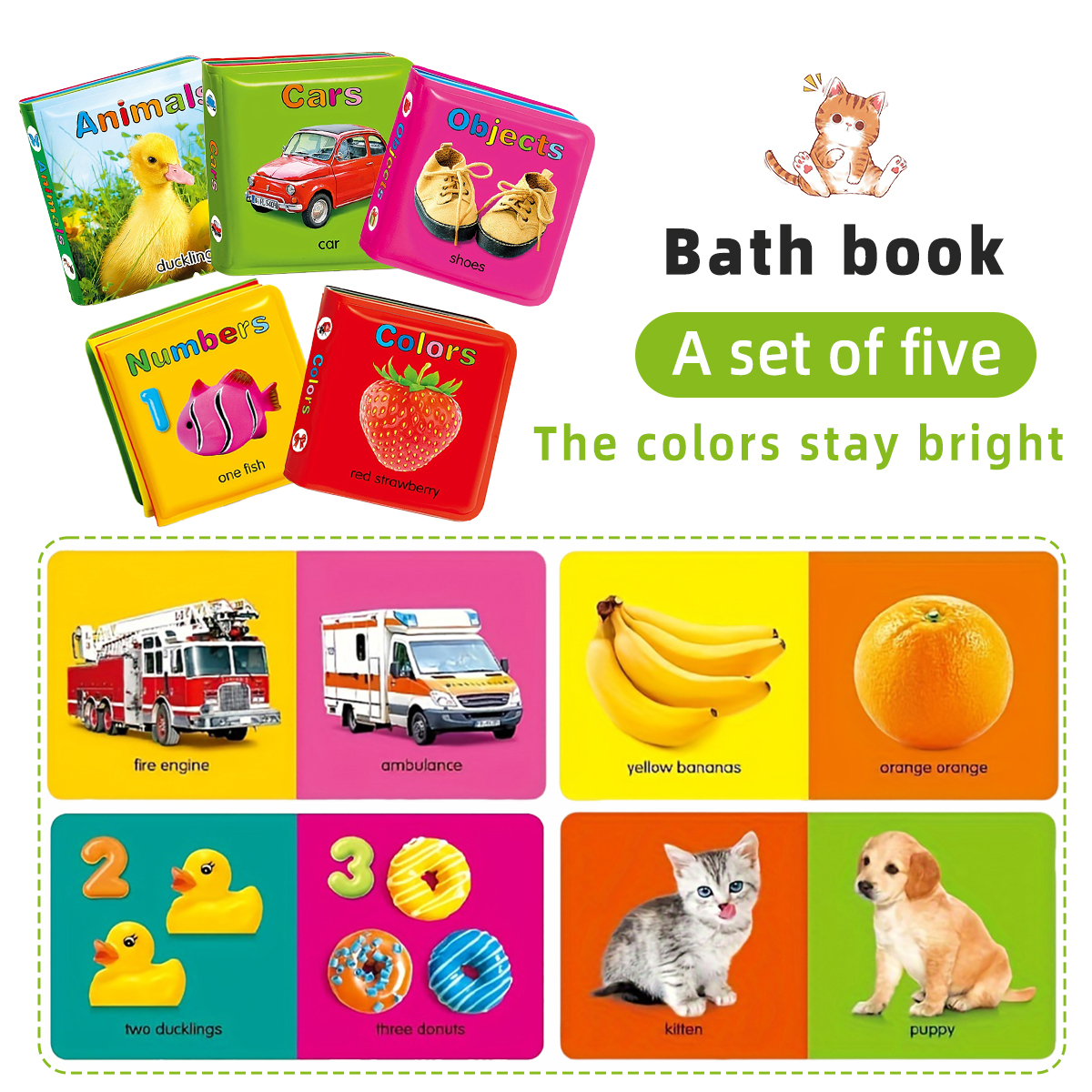 Floating Baby Bath Books for B - Party Games New Year reseña y precio