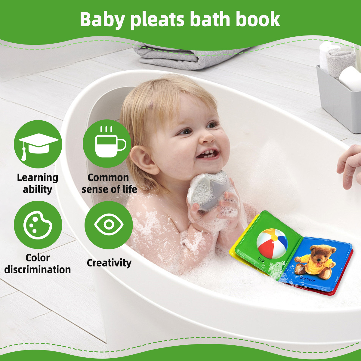 Floating Baby Bath Books for B - Party Games New Year reseña y precio