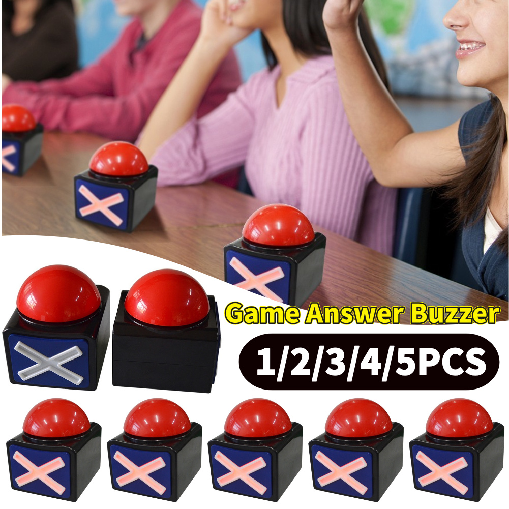 1-5Pcs Game Answer Buzzer Alar - Party Games Quiz For Adults reseña y precio